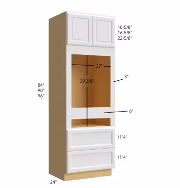 OVEN CABINET COMBO WITH 2 DRAWERS